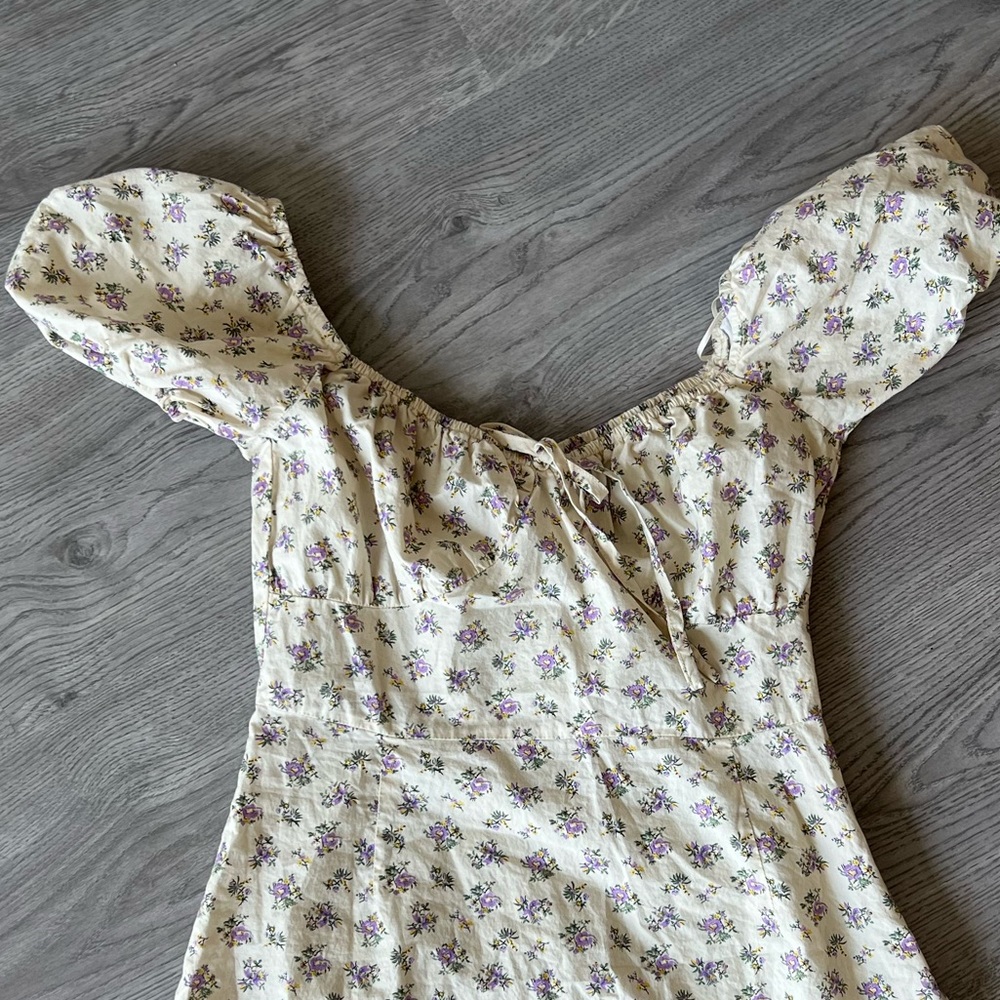 Verge girl mini dress milkmaid cottagecore style